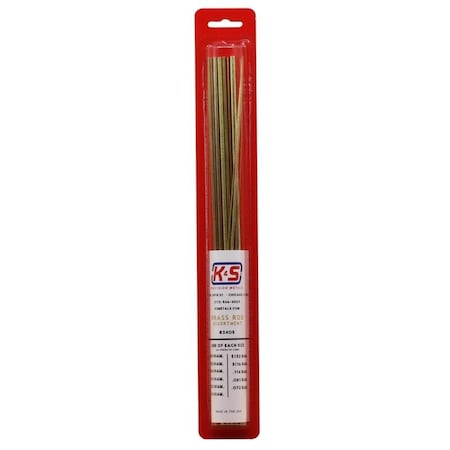 K&S Precision Metals BRASS TUBE ROND 12in. 11PK 3405